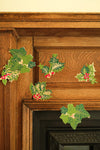 garland - recycled cotton paper - holly & ivy by east end press