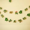 garland - recycled cotton paper - holly & ivy by east end press