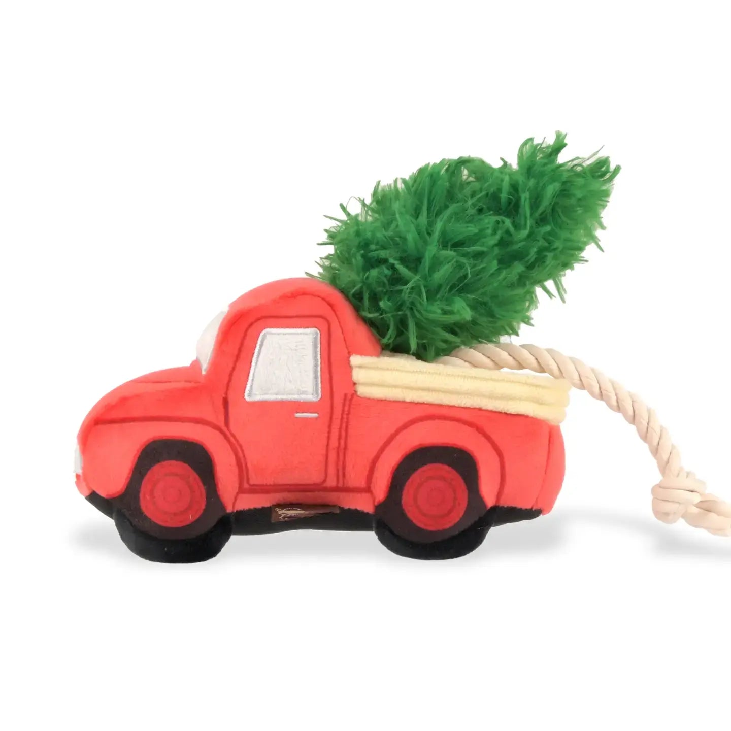 dog plush toy - holiday hauler (red pickup truck) by p.l.a.y.