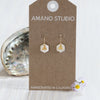 earrings - honey bee hexagon - 14k gold fill by amano studio
