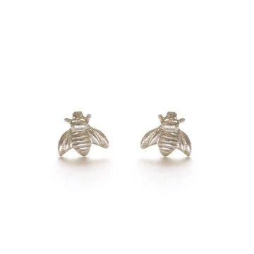 earrings - stud - honey bee - sterling silver by amano studio