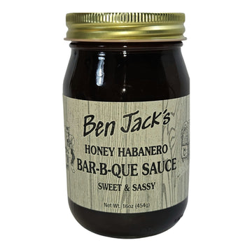 bbq sauce - spicy honey habanero by ben jack larado's