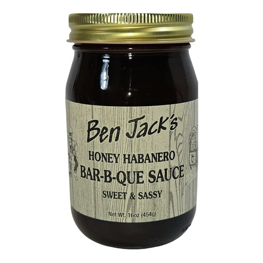 bbq sauce - spicy honey habanero by ben jack larado's