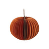 decor - paper honeycomb pumpkin by creative co-op