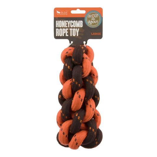 dog toy - honeycomb rope by p.l.a.y.