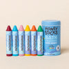 bath crayons - super jumbo - 6 colors by honeysticks