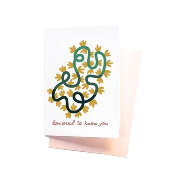 card - appreciation - honored to know you by anna tovar