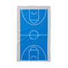 tea towel - microfiber - hoops basketball court by geometry house