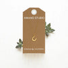 necklace - horseshoe charm - 20" chain - 14kgp by amano studio