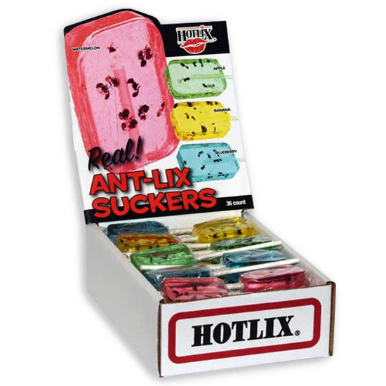 candy - hotlix pops - ant-lix by redstone foods inc