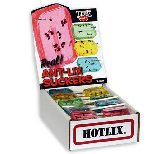 candy - hotlix pops - ant-lix by redstone foods inc