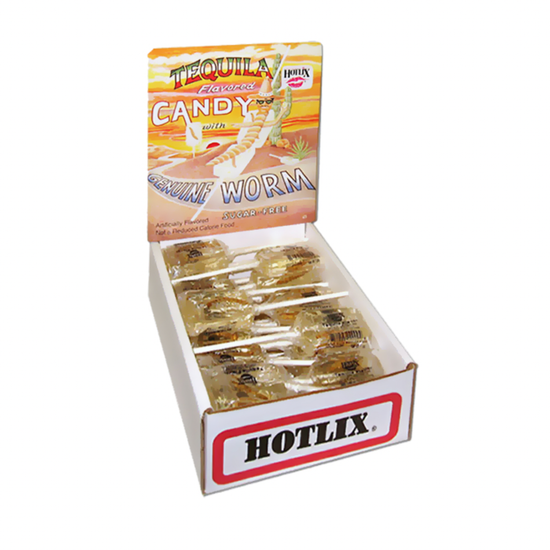 candy - hotlix pops - tequila worm by redstone foods inc