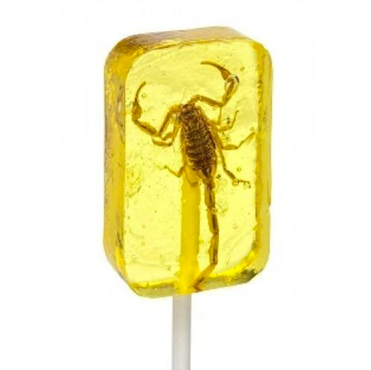 candy - hotlix pops - scorpion by redstone foods inc