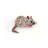 brooch pin - house mouse by trovelore