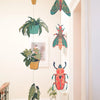 garland - vertical - recycled cotton paper - houseplants by east end press