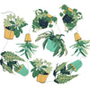 garland - vertical - recycled cotton paper - houseplants by east end press
