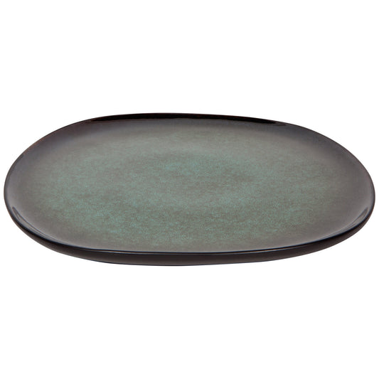 plate - stoneware glaze - tumble green - 10" by now designs