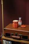 Candle | Cabana Stripe | Red/Coral - Spiced Apple