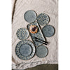 serving platter - element - blue calendula by now designs