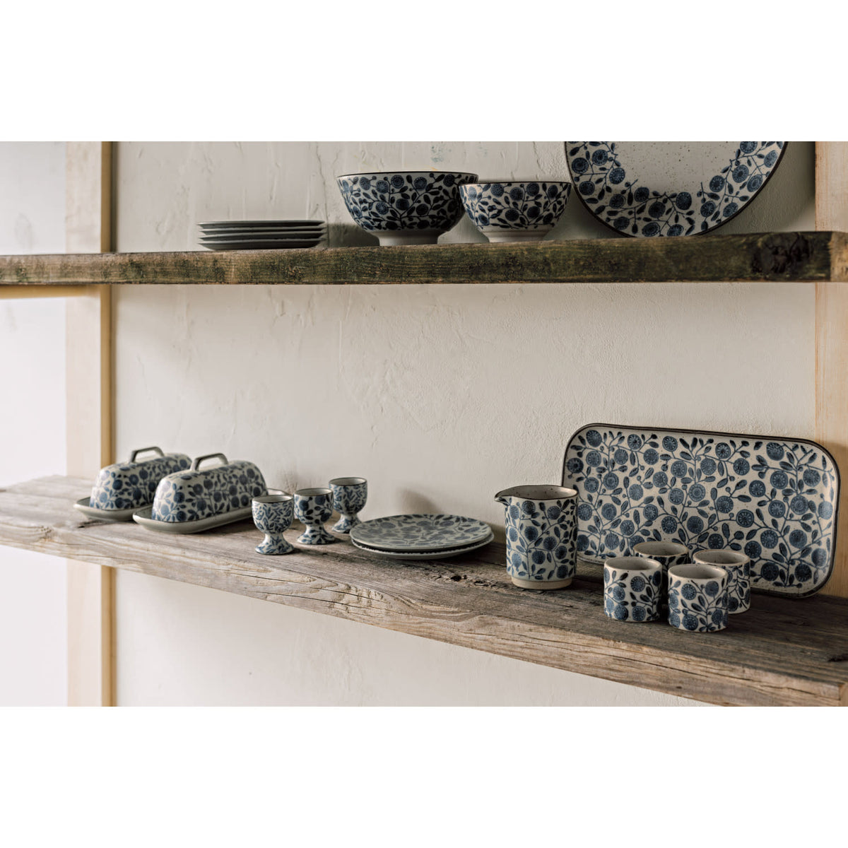 serving platter - element - blue calendula by now designs