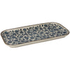 serving platter - element - blue calendula by now designs