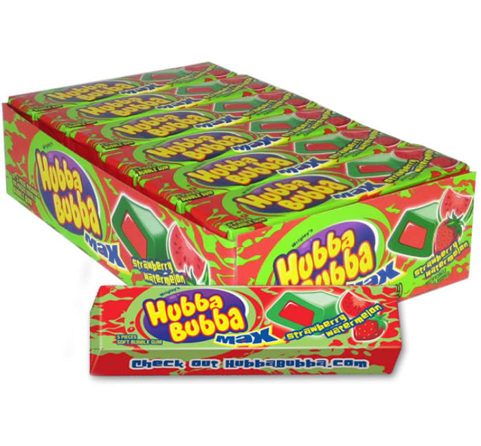 candy - hubba bubba gum - strawberry/watermelon by redstone foods inc