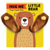 book - finger puppet - hug me - little bear by chronicle books