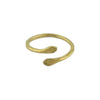 ring - hugs by brass sand