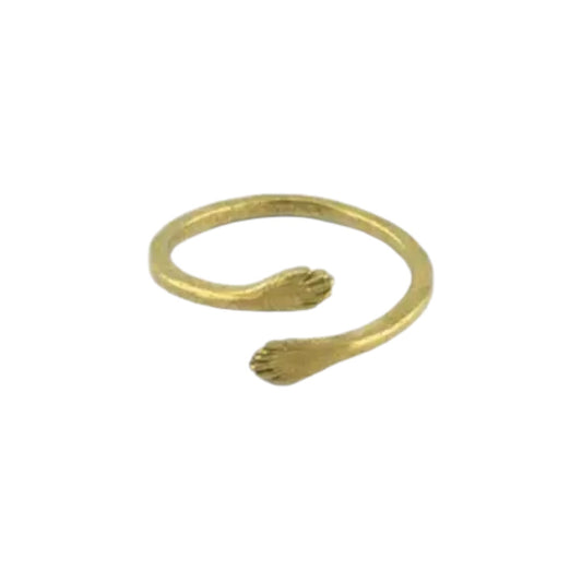 ring - hugs by brass sand