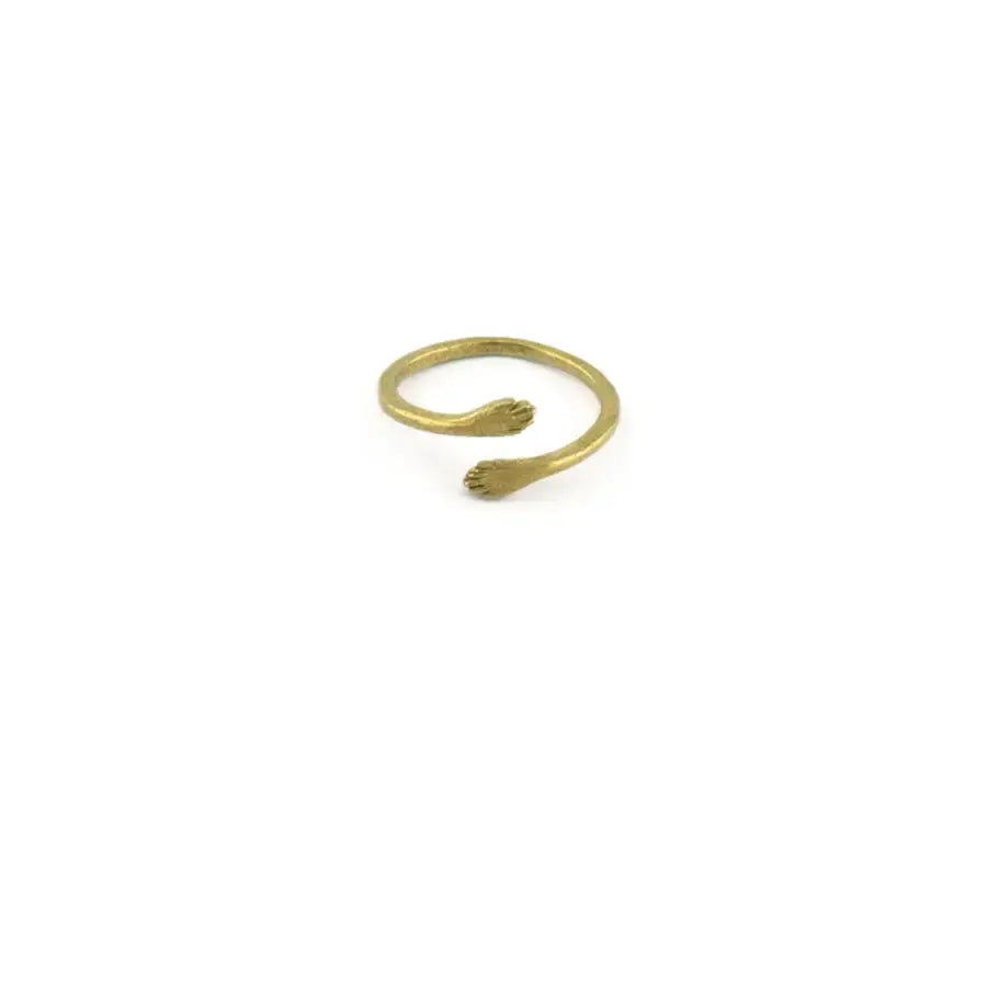 ring - hugs by brass sand