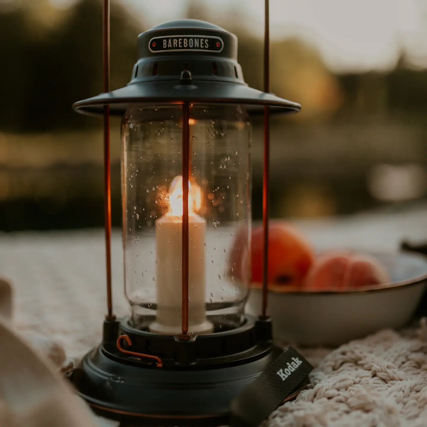 lantern - hurricane - candle holder by barebones