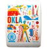hydro dish cloth - oklahoma icons by fiddler's elbow