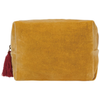 Pouch | Embroidered Velvet | Venus | Ochre