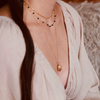 Necklace | Acorn Charm | 20" Chain | 14KGP