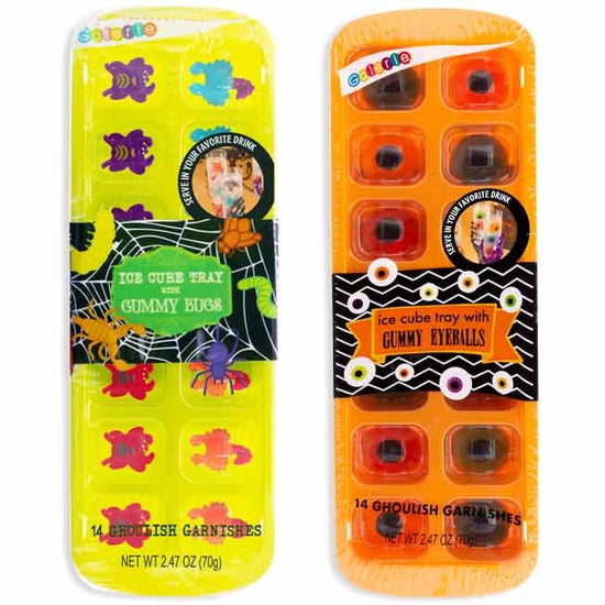 candy - ice cube tray - gummi eyeballs/bugs by redstone foods inc