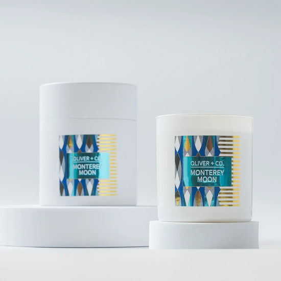 candle - ceramic 12oz - monterey moon by oliver fragrance co.