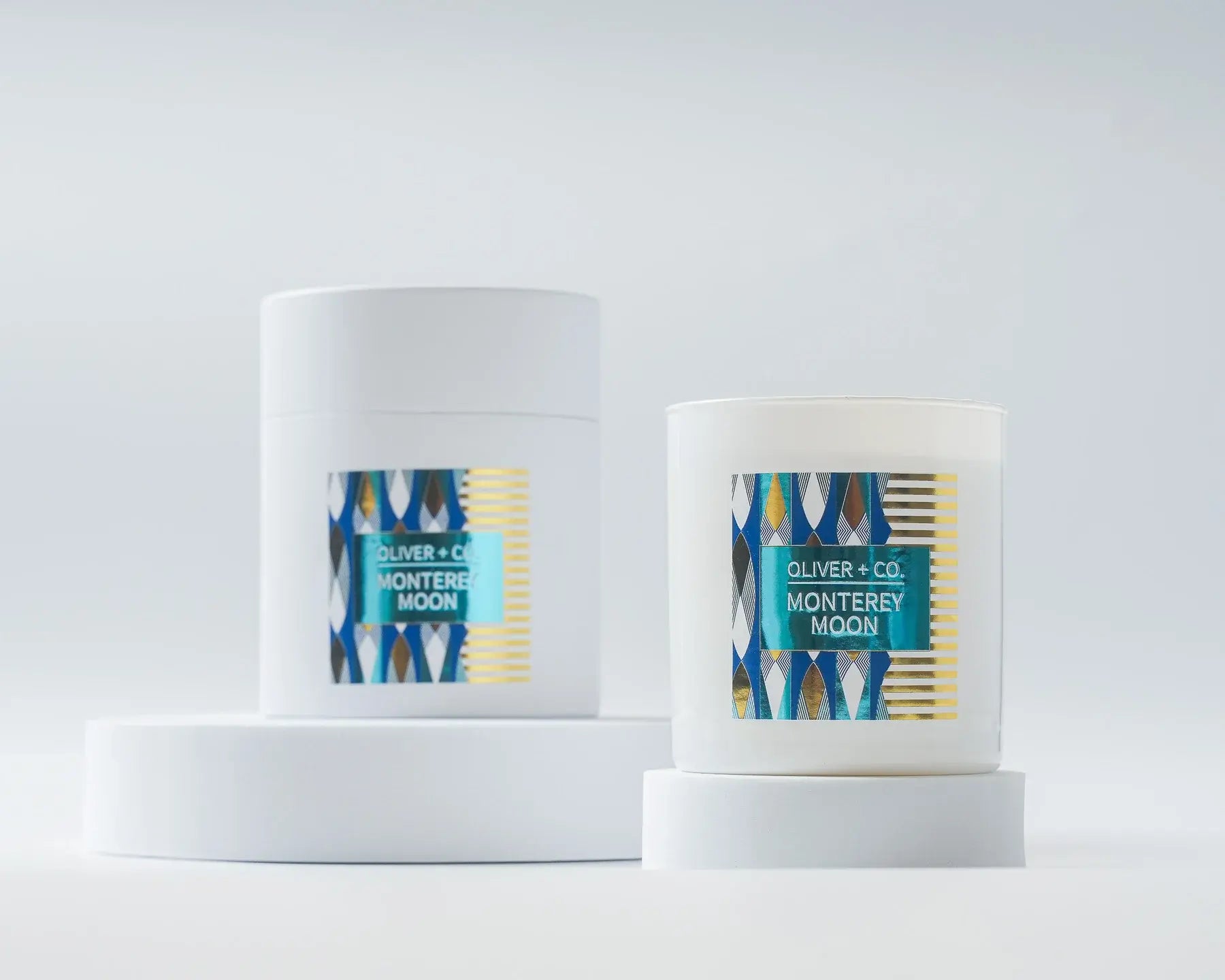 candle - ceramic 12oz - monterey moon by oliver fragrance co.