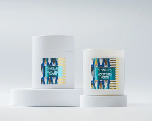 candle - ceramic 12oz - monterey moon by oliver fragrance co.