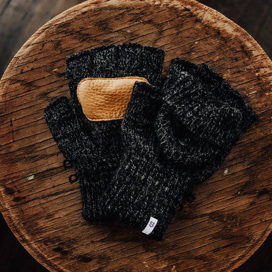 gloves - convertible fingerless "glomitt" by upstate sock