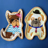 wooden tray - bulldog by one hundred 80 degrees