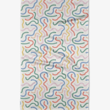 microfiber tea towel - in the moment by geometry house