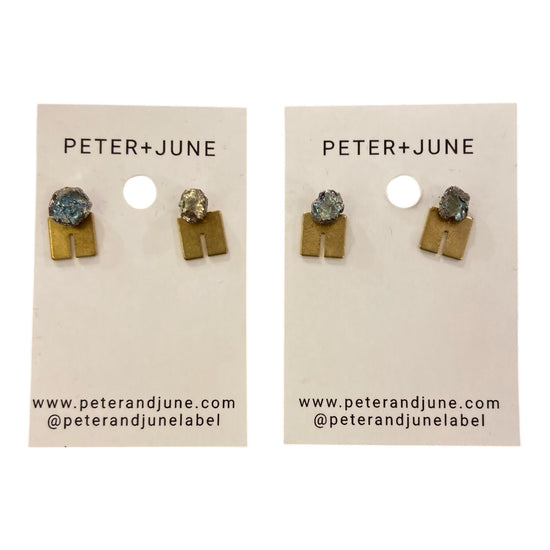 earring jackets - "arch" - bismuth by peter and june