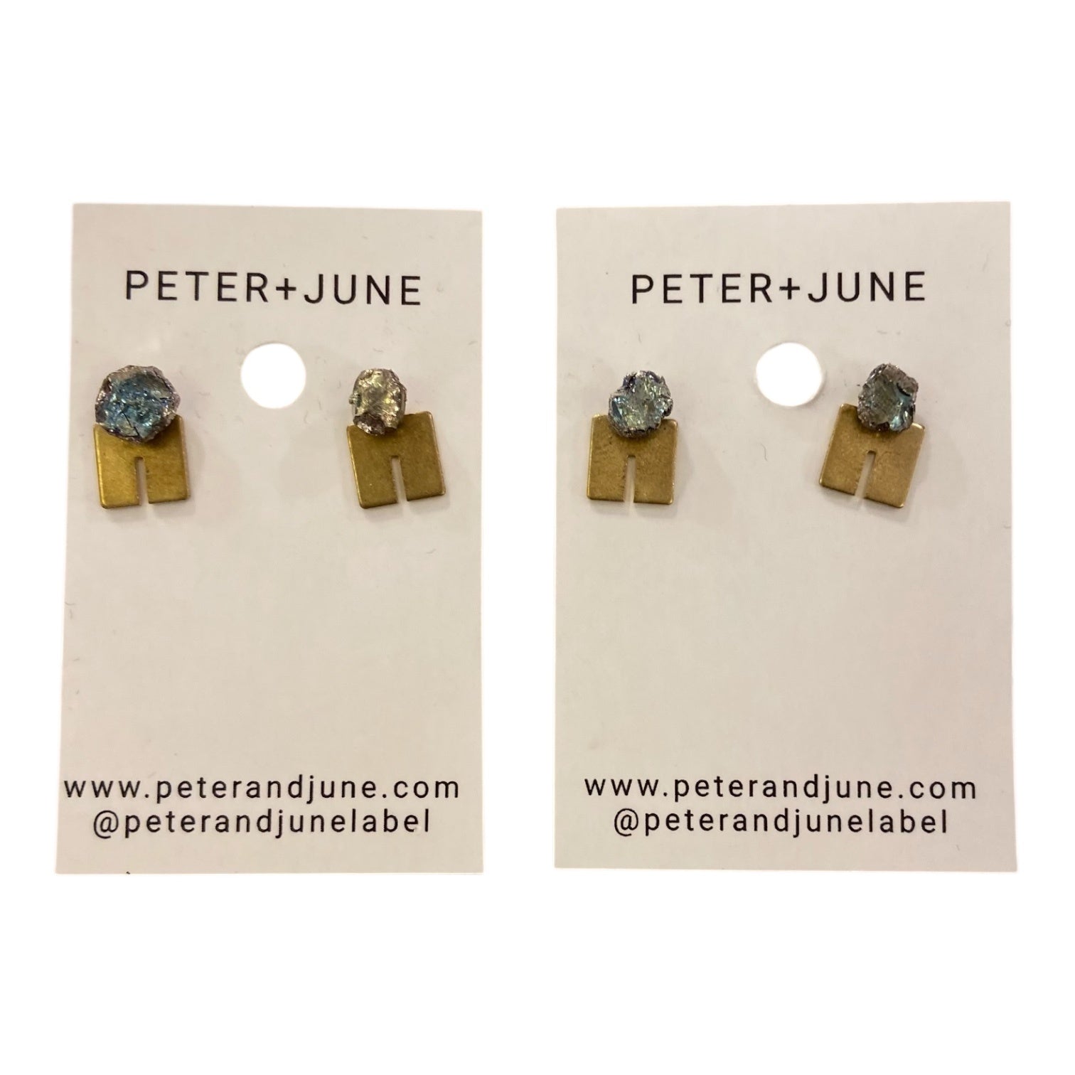 earring jackets - "arch" - bismuth by peter and june