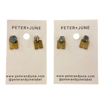 earring jackets - "arch" - bismuth by peter and june
