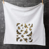 tea towel - flour sack - insect by counter couture