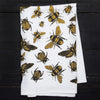 tea towel - flour sack - insect by counter couture
