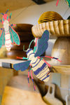 garland - recycled cotton paper - insects by east end press