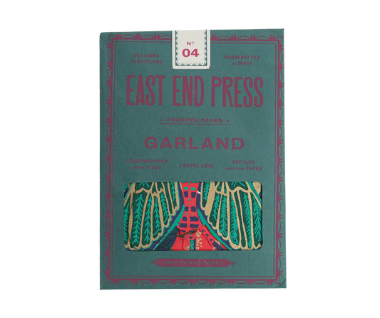 garland - recycled cotton paper - insects by east end press