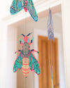 garland - vertical - recycled cotton paper - insects by east end press