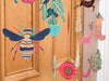 garland - vertical - recycled cotton paper - insects by east end press